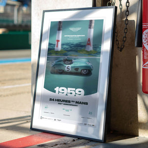 Aston Martin DBR1/300 | 1959 100th Anniversary | 24h Le Mans Poster