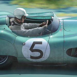 Aston Martin DBR1/300 | 1959 100th Anniversary | 24h Le Mans Poster
