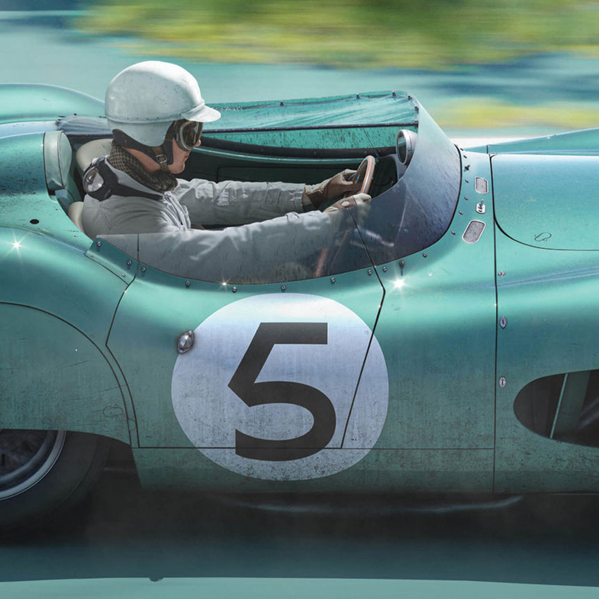 Aston Martin DBR1/300 | 1959 100th Anniversary | 24h Le Mans Poster
