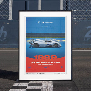 BMW V12 LMR | 1999 100th Anniversary | 24h Le Mans Poster