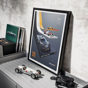 McLaren Racing | 2023 The Triple Crown 60th Anniversary | McLaren Poster