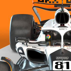 McLaren Formula 1 Team Oscar Piastri The Triple Crown Livery 60th Anniversary 2023