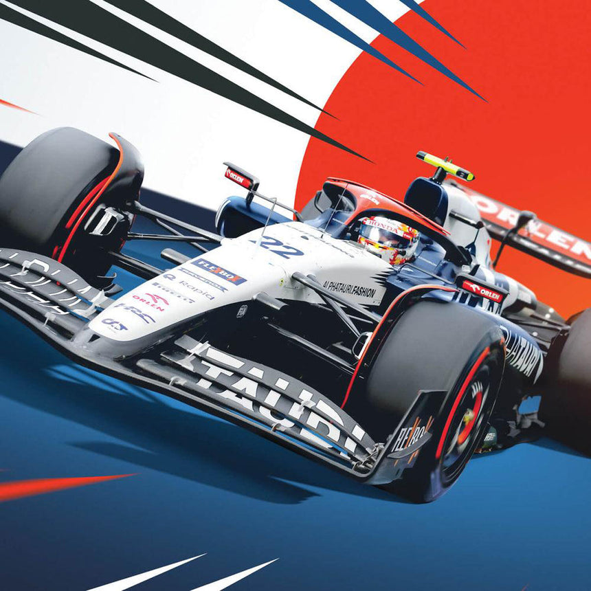 Scuderia AlphaTauri #22 Yuki Tsunoda 2023 Print Poster