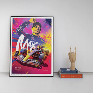 Oracle Red Bull Racing Max Verstappen 2023 Print Poster