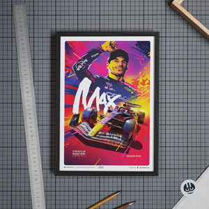 Oracle Red Bull Racing Max Verstappen 2023 Print Poster