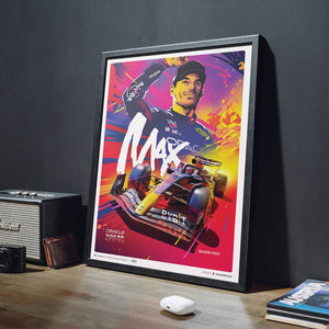 Oracle Red Bull Racing Max Verstappen 2023 Print Poster