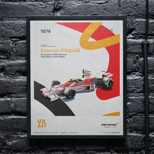 McLaren Racing M23 | 1974 60th Anniversary | McLaren Poster