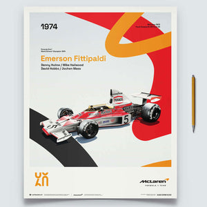 McLaren Racing M23 | 1974 60th Anniversary | McLaren Poster