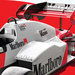 McLaren Racing MP4/2 1984 60th Anniversary McLaren Poster Alain Prost, Niki Lauda