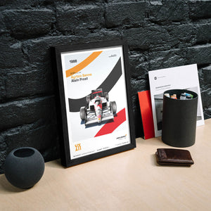 McLaren Racing MP4/4 | 1988 60th Anniversary | McLaren Poster