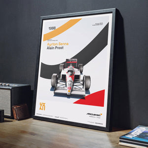 McLaren Racing MP4/4 | 1988 60th Anniversary | McLaren Poster
