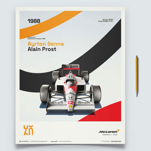 McLaren Racing MP4/4 | 1988 60th Anniversary | McLaren Poster