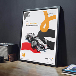 McLaren Racing MP4/13 | 1998 60th Anniversary | McLaren Poster