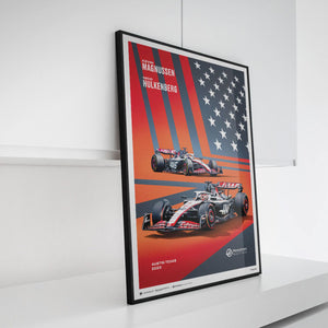 MoneyGram Haas F1 Team | 2023 United States Grand Prix | Haas Poster