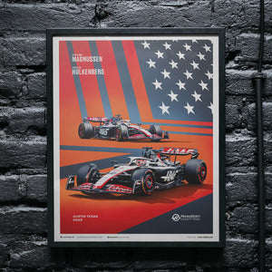 MoneyGram Haas F1 Team | 2023 United States Grand Prix | Haas Poster