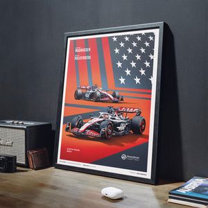 MoneyGram Haas F1 Team | 2023 United States Grand Prix | Haas Poster
