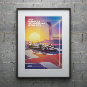 Formula 1- United States Grand Prix - 2023 Print Poster