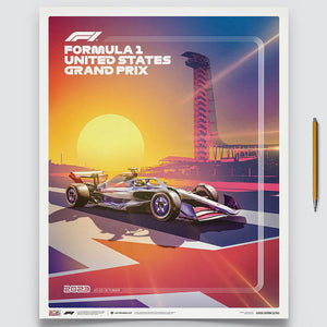 Formula 1- United States Grand Prix - 2023 Print Poster