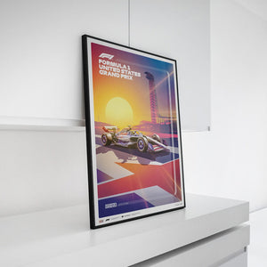 Formula 1- United States Grand Prix - 2023 Print Poster