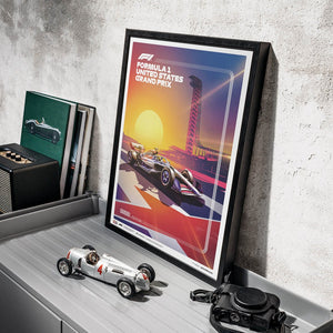 Formula 1- United States Grand Prix - 2023 Print Poster