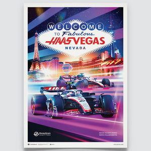 MoneyGram Haas F1 Team Las Vegas 2023 Print Poster
