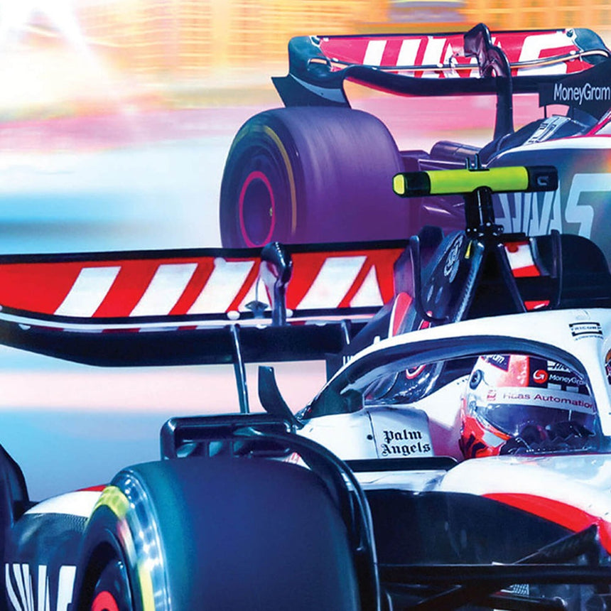 MoneyGram Haas F1 Team Las Vegas 2023 Print Poster