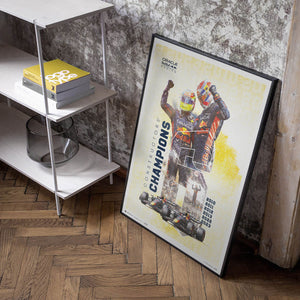 Red Bull Racing F1 World Constructors Champions 2023 Print Poster
