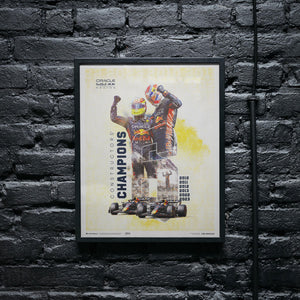 Red Bull Racing F1 World Constructors Champions 2023 Print Poster