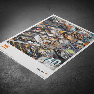 McLaren Racing | 2023 Season's Greetings 60th Anniversary | McLaren Poster
