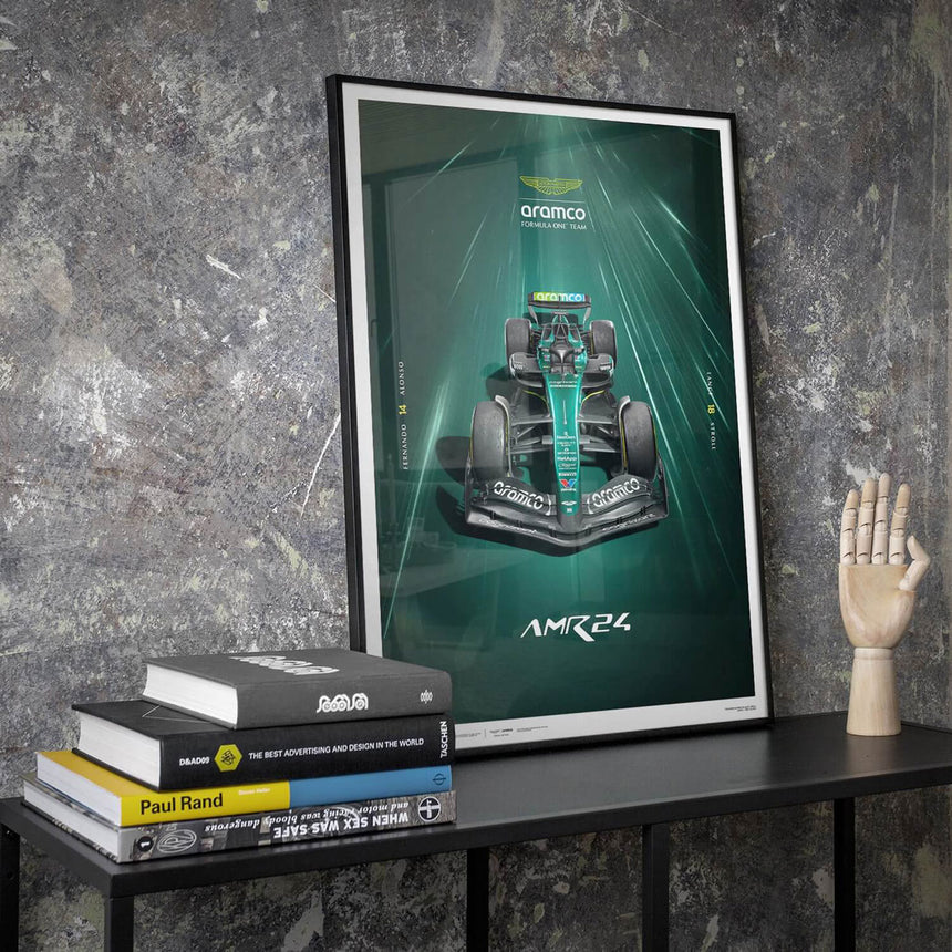 Aston Martin Aramco Formula One® Team AMR24 | 2024 Hyper-Focus | Official Event Poster