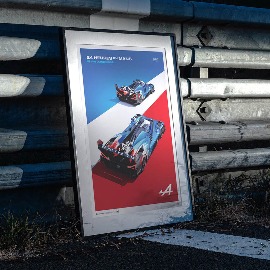 Alpine Endurance Team A424 - 24 Heures du Mans - 2024 Print Poster