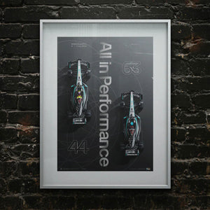 Mercedes-AMG Petronas Formula 1 Team British GP 2024 | Collector’s Edition Print Poster