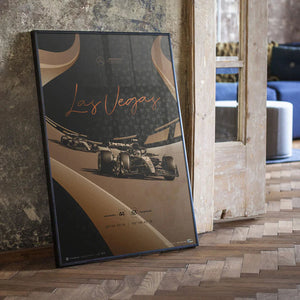 Mercedes-AMG Petronas Formula 1 Team Las Vegas 2024 Collector’s Print Poster