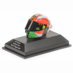Minichamps 1:8 Scale 2018 Mugello Moto GP Valentino Rossi AGV Mini Helmet