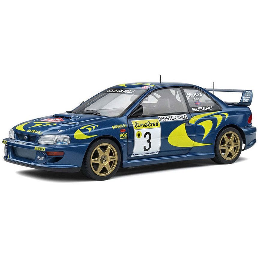 Solido 1:18 Scale Subaru Impreza 22B Rallye #3 McRae/Grist Diecast  Model Car