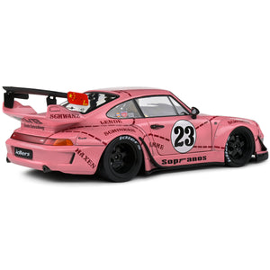 Solido 1:18 Porsche 911 (993) RWB Rauh-Welt Sopranos Pink Pig 2020 Diecast Model Car