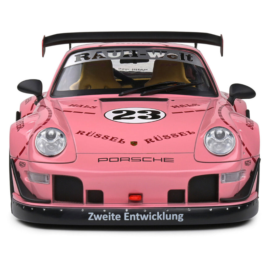 Solido 1:18 Porsche 911 (993) RWB Rauh-Welt Sopranos Pink Pig 2020 Diecast Model Car