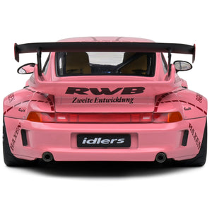 Solido 1:18 Porsche 911 (993) RWB Rauh-Welt Sopranos Pink Pig 2020 Diecast Model Car