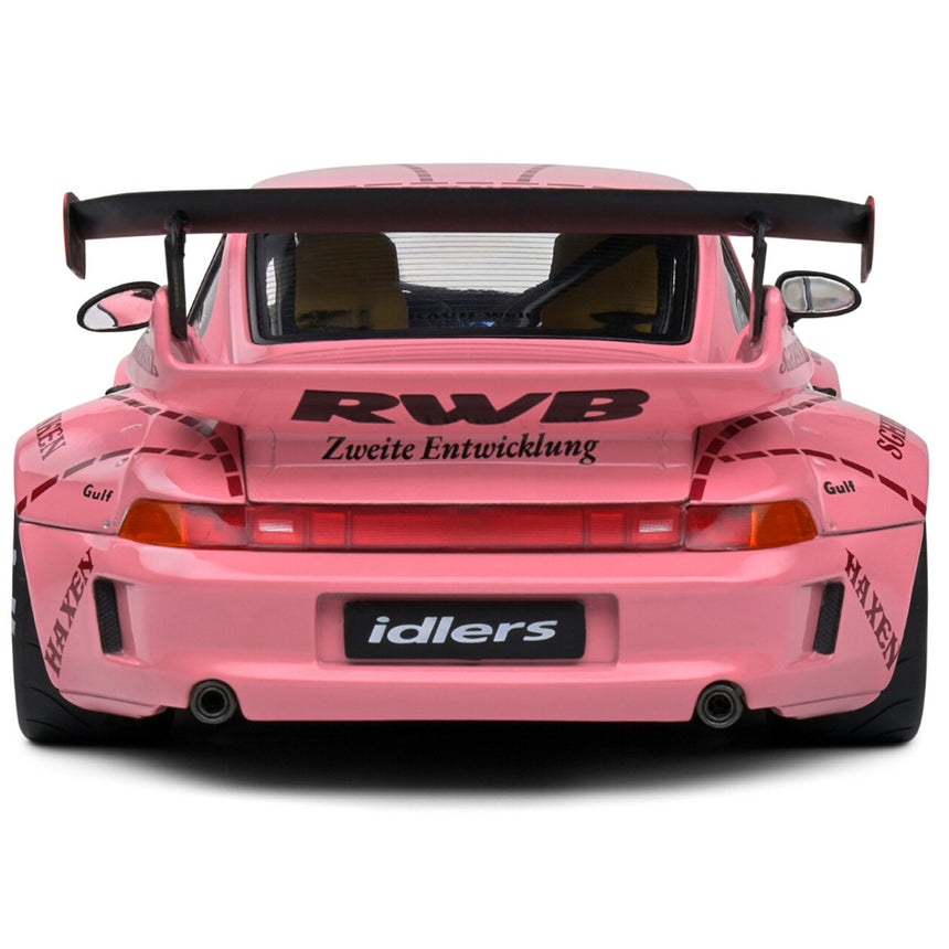 Solido 1:18 Porsche 911 (993) RWB Rauh-Welt Sopranos Pink Pig 2020 Diecast Model Car