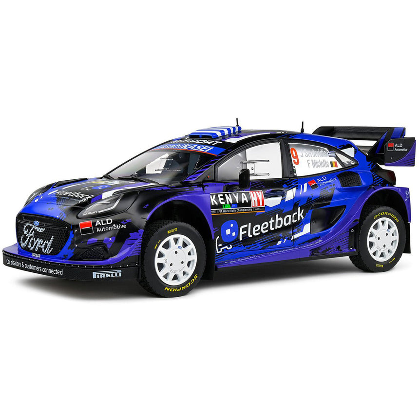 Solido 1:18 Ford Puma Rally1 WRC Safari Rally Kenya 2022 Diecast Model Car
