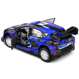 Solido 1:18 Ford Puma Rally1 WRC Safari Rally Kenya 2022 Diecast Model Car