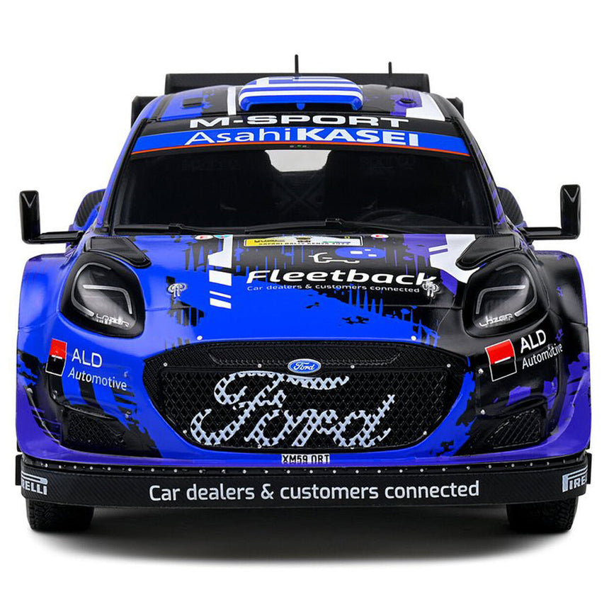 Solido 1:18 Ford Puma Rally1 WRC Safari Rally Kenya 2022 Diecast Model Car