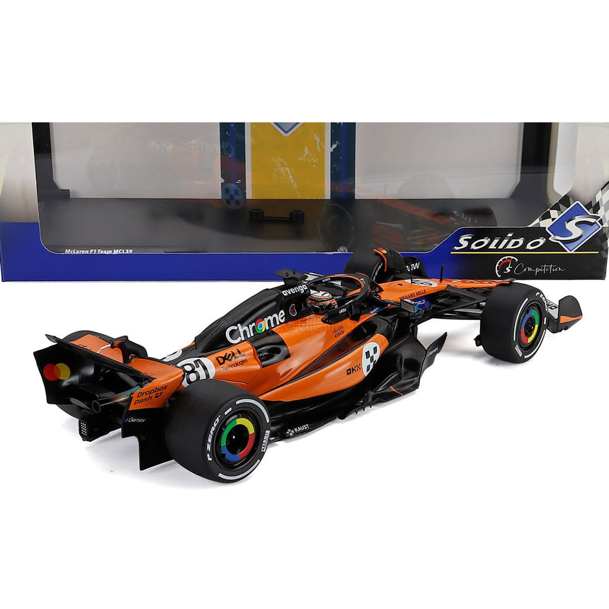 Solido 1:18 Mclaren F1 MCL39 Monaco GP 2025 #81 Oscar Piastri Diecast Model Car