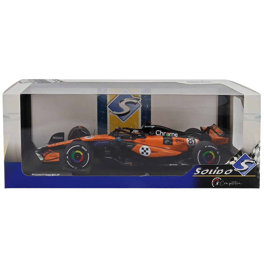 Solido 1:18 Mclaren F1 MCL39 Monaco GP 2025 #81 Oscar Piastri Diecast Model Car