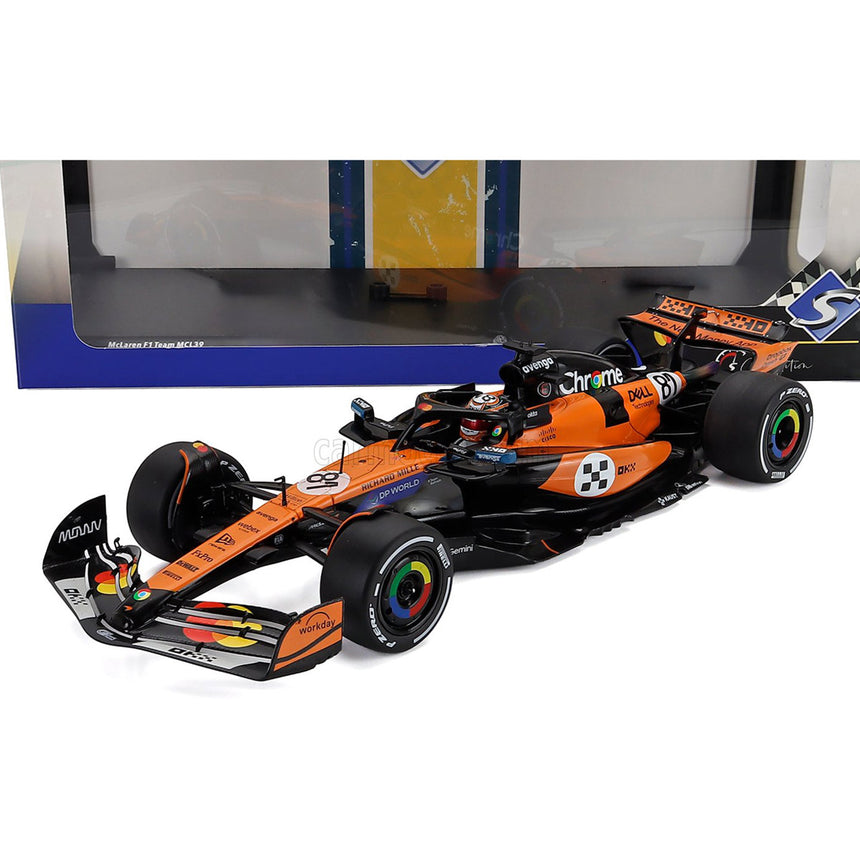 Solido 1:18 Mclaren F1 MCL39 Monaco GP 2025 #81 Oscar Piastri Diecast Model Car