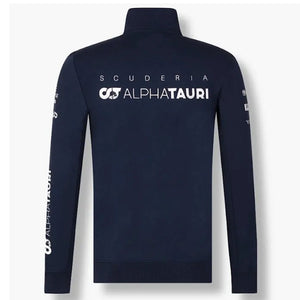 Scuderia AlphaTauri F1 Team Navy/White Full Front Zip Sweat Shirt Jacket
