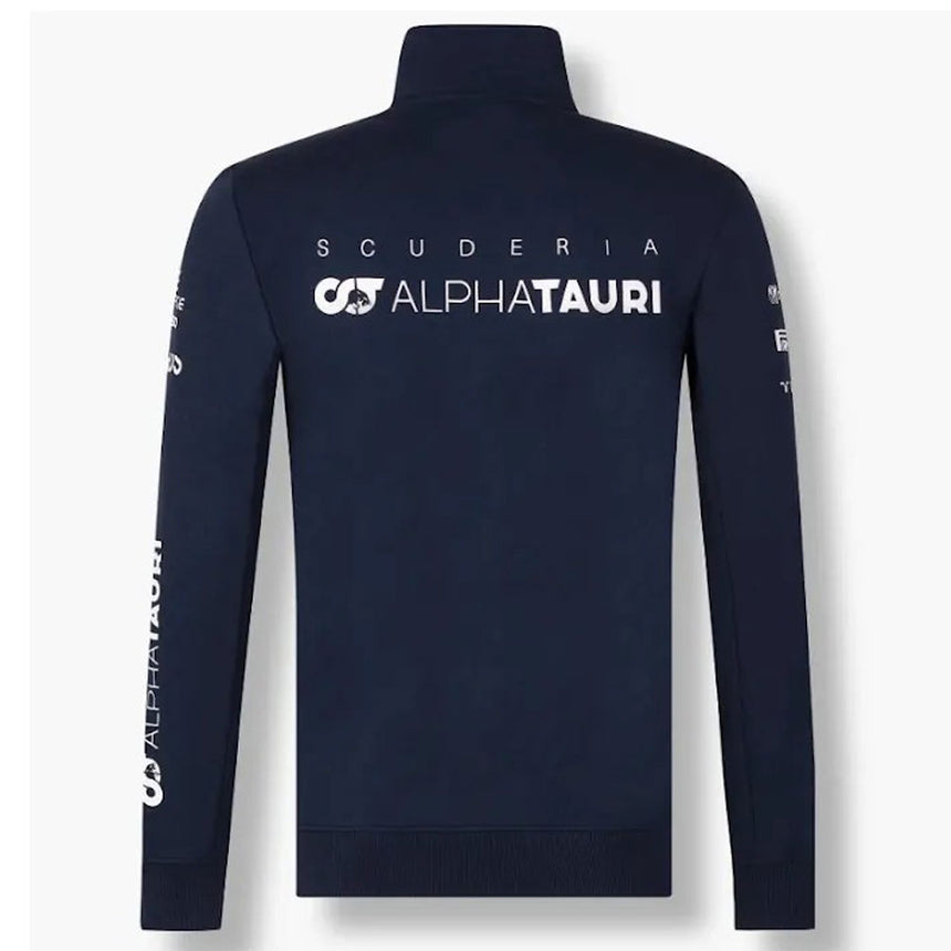 Scuderia AlphaTauri F1 Team Navy/White Full Front Zip Sweat Shirt Jacket