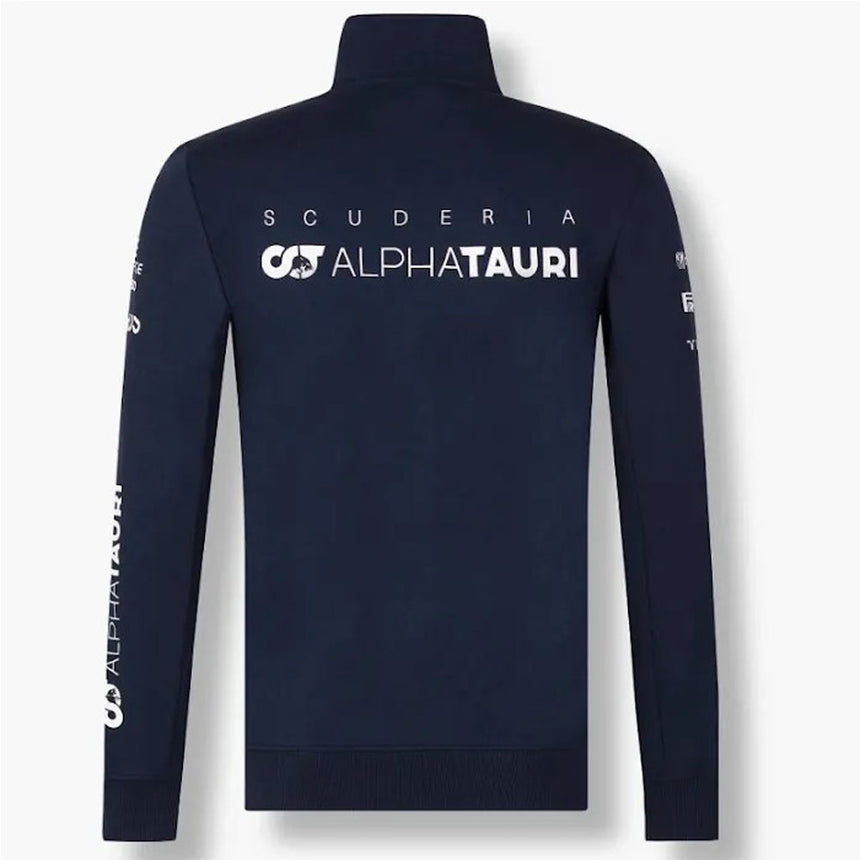 Scuderia AlphaTauri F1 Team Navy/White Full Front Zip Sweat Shirt Jacket