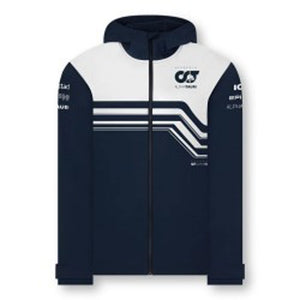 Scuderia AlphaTauri F1 Team White/Navy Hooded Softshell Jacket
