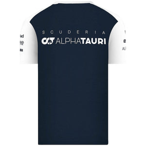 Scuderia AlphaTauri F1 Team White/Navy Drivers Tee Shirt